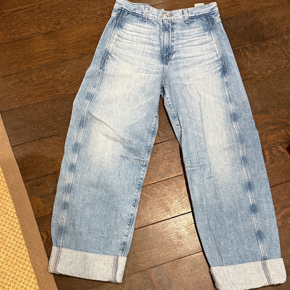 AG Adriano Goldschmied Mercer Relaxed Fit Light Blue Jeans